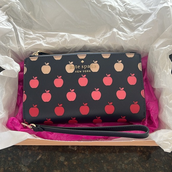 Kate Spade phone wallet Wristlet Orchard Degrade Multi - Picture 2 of 6